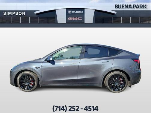 Midnight Silver Metallic 2021 Tesla Model Y Long Range