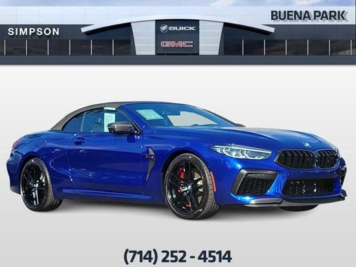 Blue Metallic 2022 BMW M8 Competition