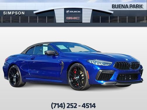 Blue Metallic 2022 BMW M8 Competition