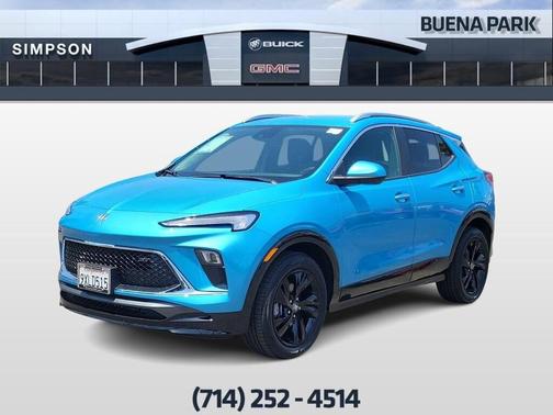 Aquamarine Blue Metallic 2026 Buick Encore GX Sport Touring