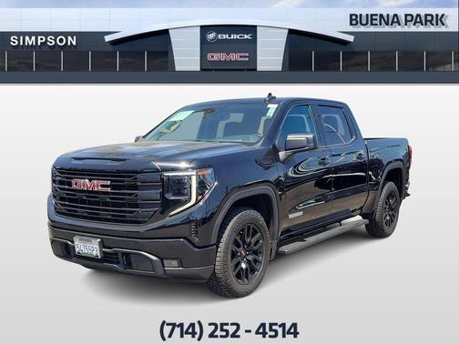 Onyx Black 2022 GMC Sierra 1500 Elevation