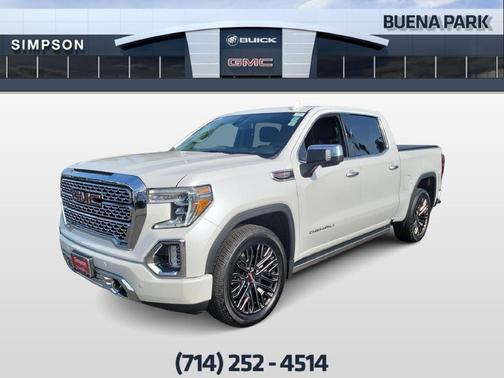 White Frost Tri-Coat 2022 GMC Sierra 1500 Limited Denali