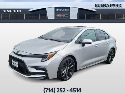 Classic Silver Metallic 2025 Toyota Corolla SE