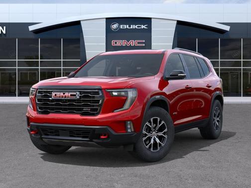 Volcanic Red 2026 GMC Acadia AT4