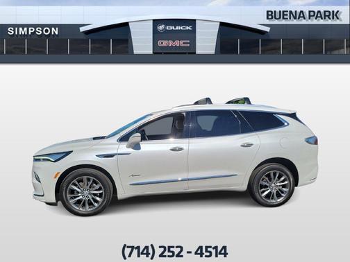 White Frost Tri-Coat 2024 Buick Enclave Avenir