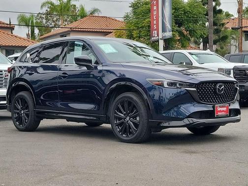 Deep Crystal Blue Mica 2024 Mazda CX-5 Preferred
