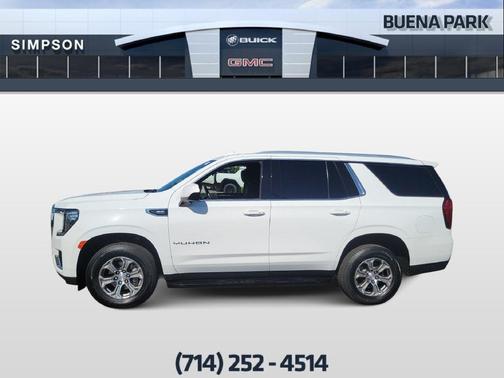 Summit White 2022 GMC Yukon SLE