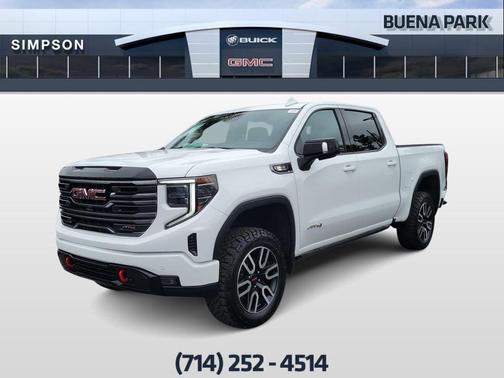 Summit White 2025 GMC Sierra 1500 AT4