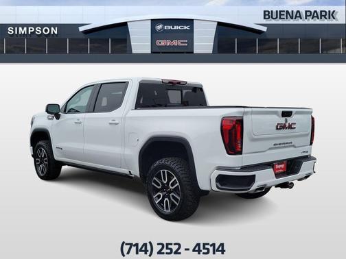 Summit White 2025 GMC Sierra 1500 AT4