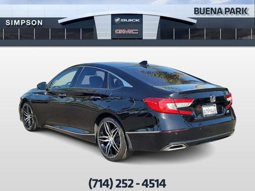 Black 2021 Honda Accord Touring 2.0T