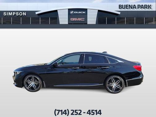 Black 2021 Honda Accord Touring 2.0T