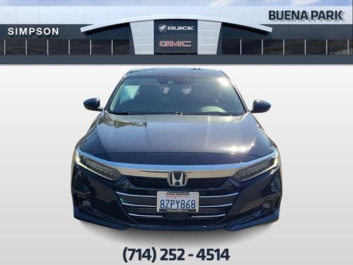 Black 2021 Honda Accord Touring 2.0T