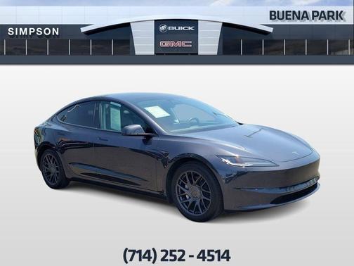 Stealth Gray 2025 Tesla Model 3 Long Range