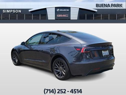 Stealth Gray 2025 Tesla Model 3 Long Range
