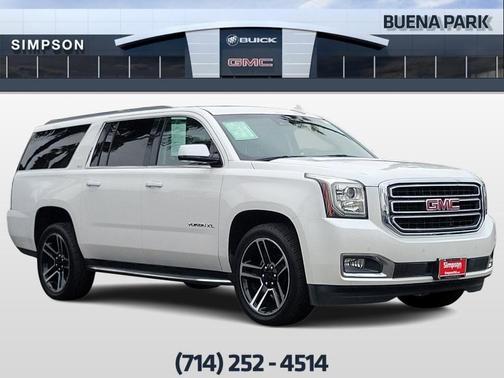 White Frost Tri-Coat 2017 GMC Yukon XL SLT