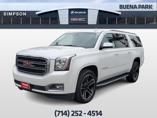 White Frost Tri-Coat 2017 GMC Yukon XL SLT