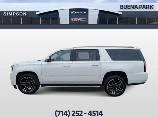 White Frost Tri-Coat 2017 GMC Yukon XL SLT