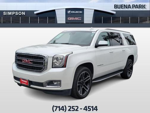 White Frost Tri-Coat 2017 GMC Yukon XL SLT