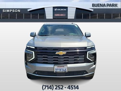 Sterling Gray Metallic 2025 Chevrolet Tahoe High Country
