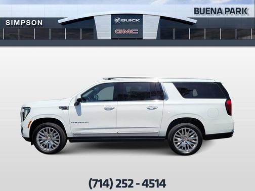 Summit White 2025 GMC Yukon XL Denali