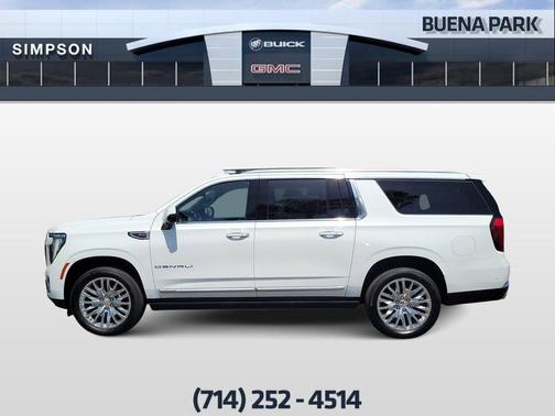 Summit White 2025 GMC Yukon XL Denali