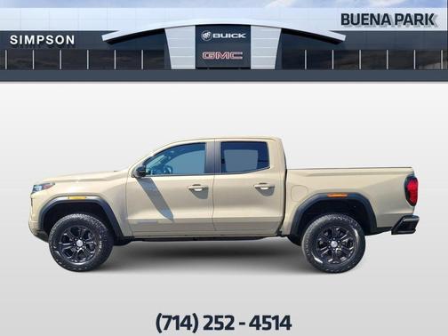 Desert Sand Metallic 2023 GMC Canyon Elevation