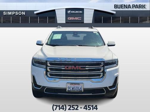 Summit White 2023 GMC Acadia SLE