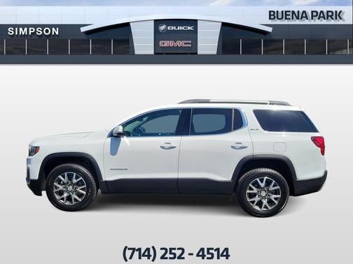 Summit White 2023 GMC Acadia SLE