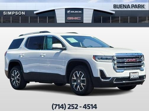 Summit White 2023 GMC Acadia SLE