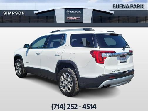 Summit White 2023 GMC Acadia SLE