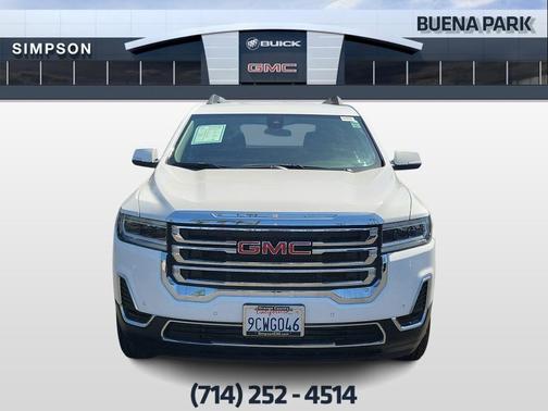 Summit White 2023 GMC Acadia SLE
