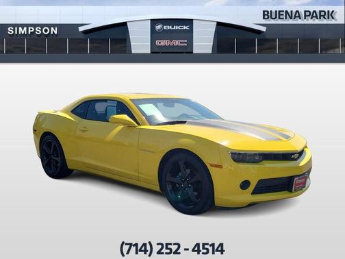 Bright Yellow 2015 Chevrolet Camaro 2LT