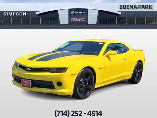 Bright Yellow 2015 Chevrolet Camaro 2LT