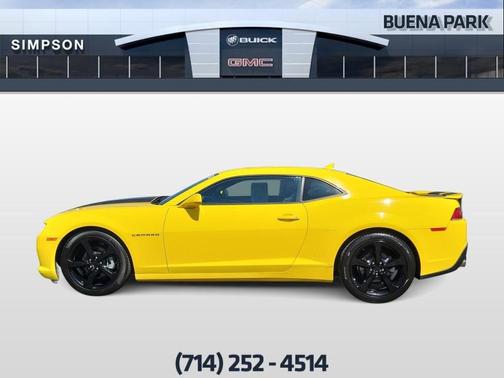 Bright Yellow 2015 Chevrolet Camaro 2LT