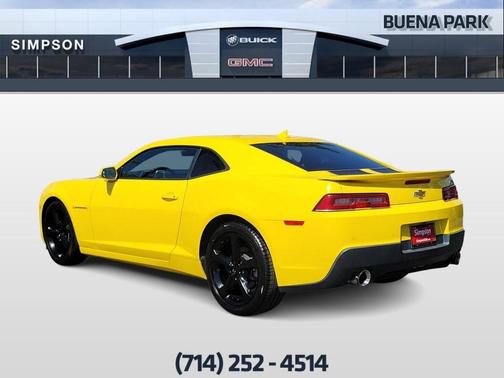 Bright Yellow 2015 Chevrolet Camaro 2LT
