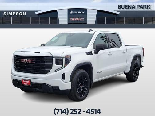 Summit White 2024 GMC Sierra 1500 Elevation