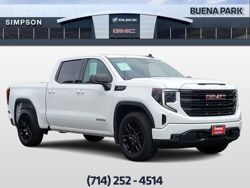 Summit White 2024 GMC Sierra 1500 Elevation