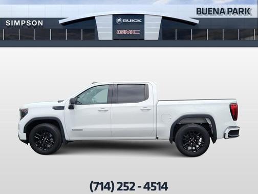 Summit White 2024 GMC Sierra 1500 Elevation