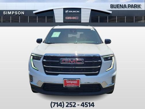 Summit White 2026 GMC Acadia Elevation