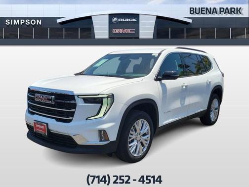 Summit White 2026 GMC Acadia Elevation