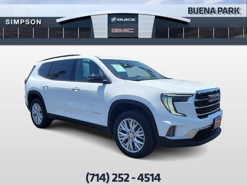 Summit White 2026 GMC Acadia Elevation