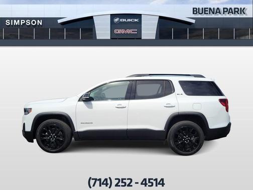 Summit White 2023 GMC Acadia SLE