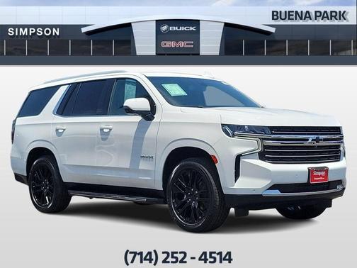 Summit White 2021 Chevrolet Tahoe LT