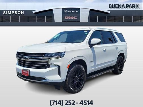 Summit White 2021 Chevrolet Tahoe LT