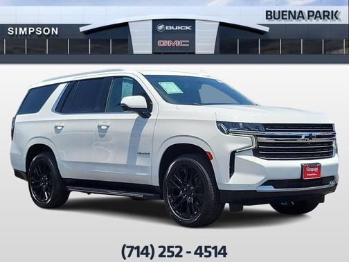 Summit White 2021 Chevrolet Tahoe LT