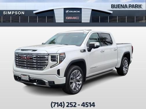 White Frost Tri-Coat 2024 GMC Sierra 1500 Denali