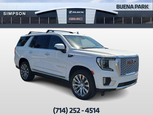 Summit White 2022 GMC Yukon Denali