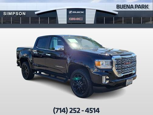 Onyx Black 2022 GMC Canyon Denali