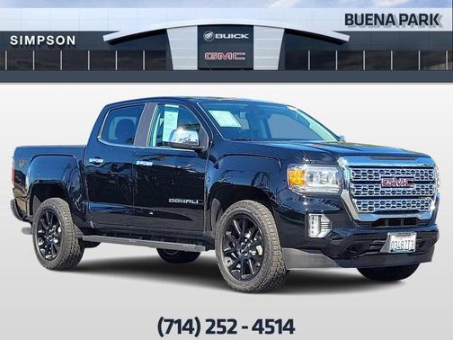 Onyx Black 2022 GMC Canyon Denali