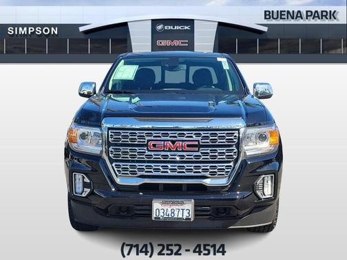 Onyx Black 2022 GMC Canyon Denali